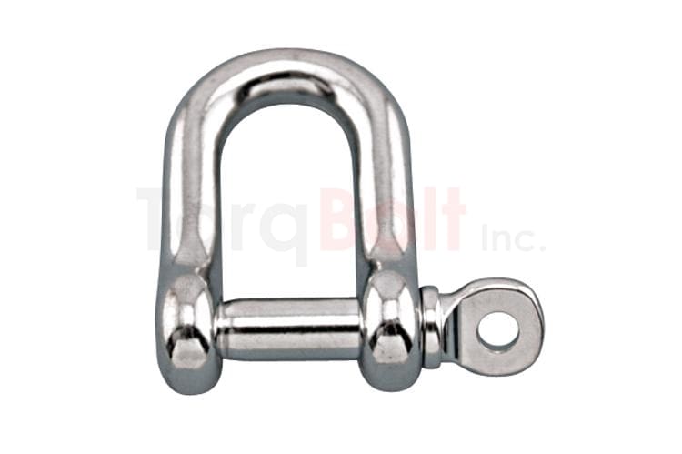 Straight D Shackle w/ Screw Pin