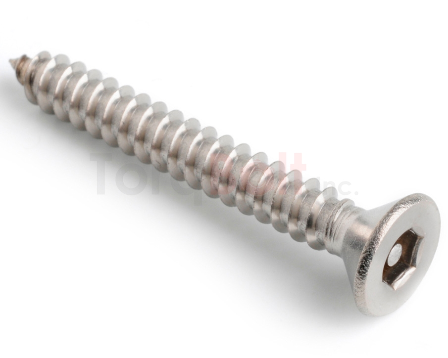 Hex Socket Pin Countersunk Self Tapping Security Screws