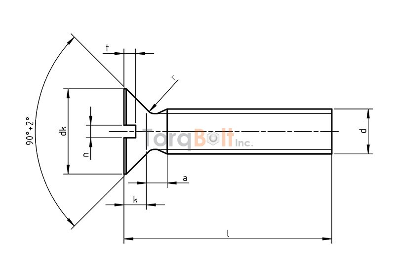 ISO 2009 Slotted Countersunk Head Screws