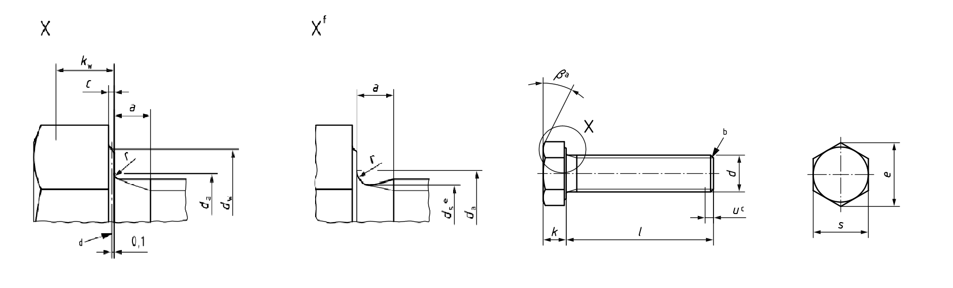 DIN 931 Hex Head Bolts